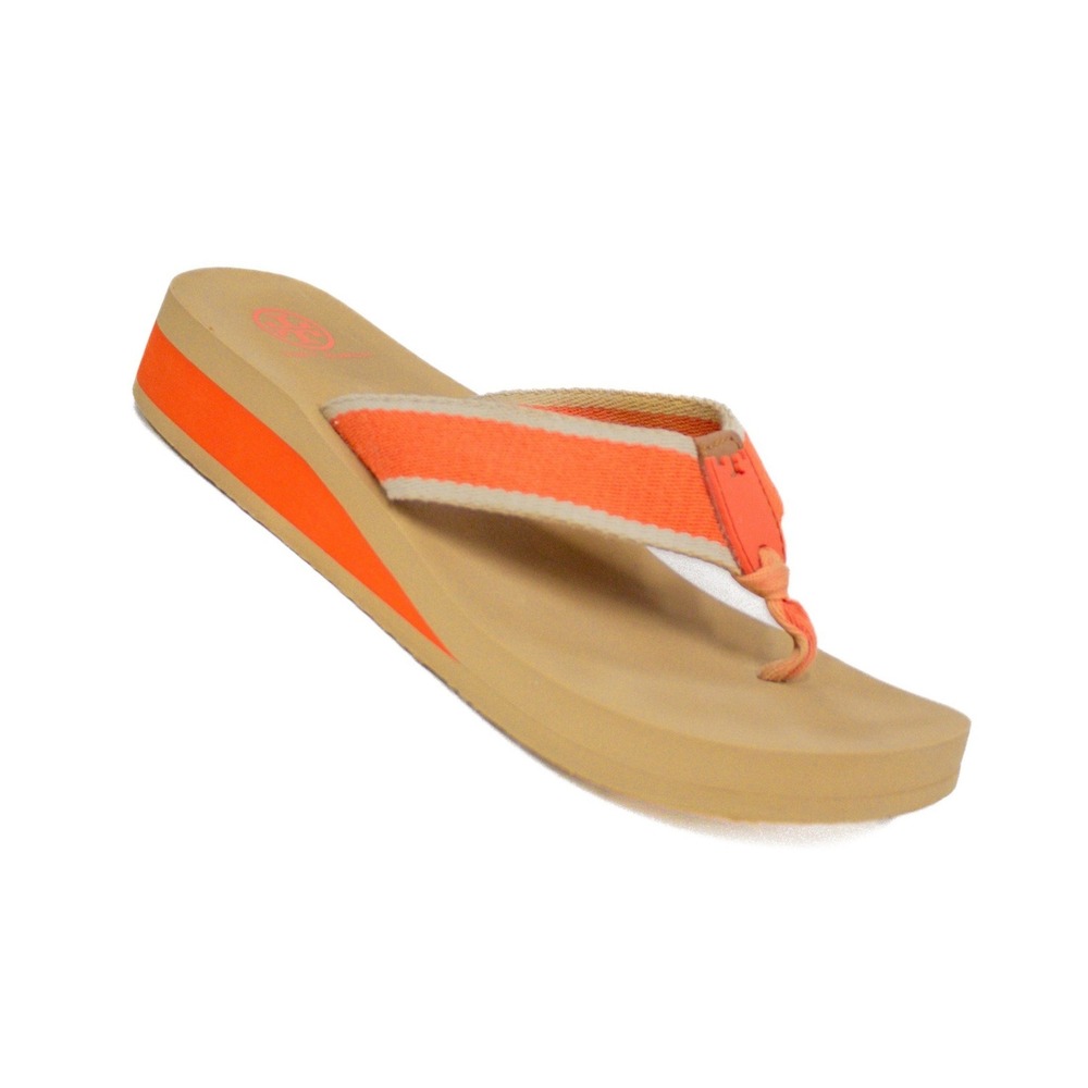 Tory Burch Wilhelm Wedge Flip Flop -Sporty Thong Sandal Womens Size 10